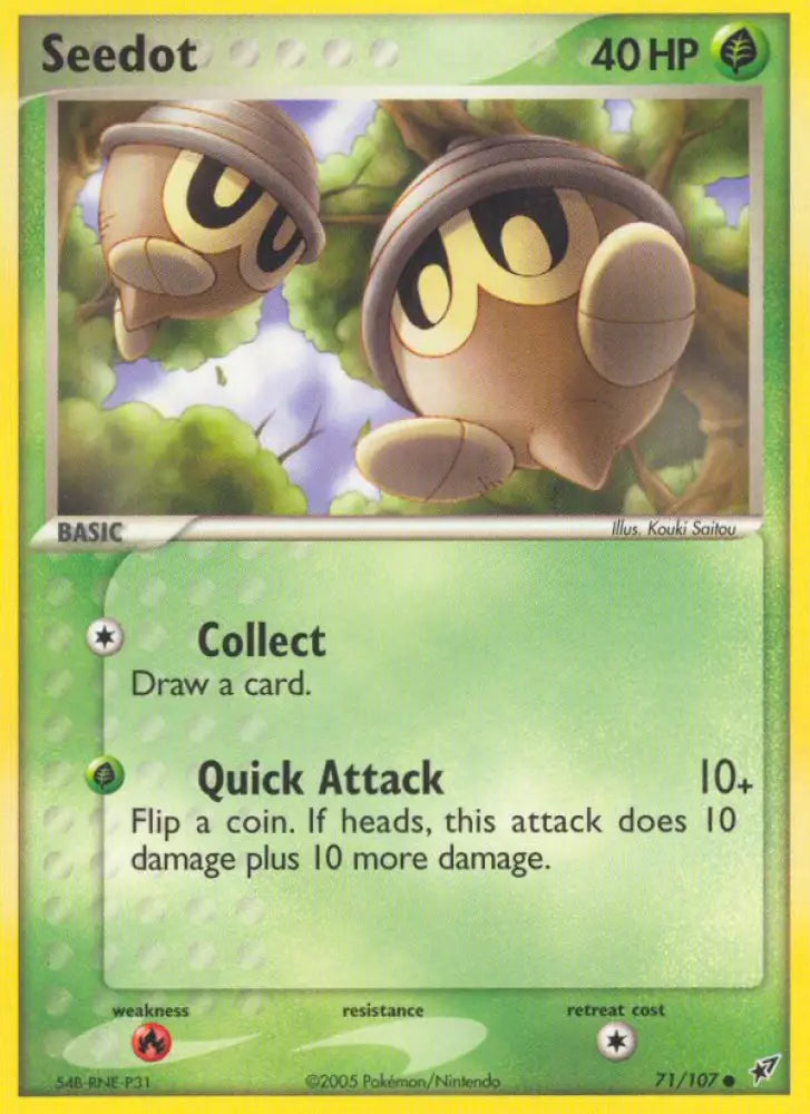 Seedot (71/107) [EX: Deoxys] - Pokemon Single