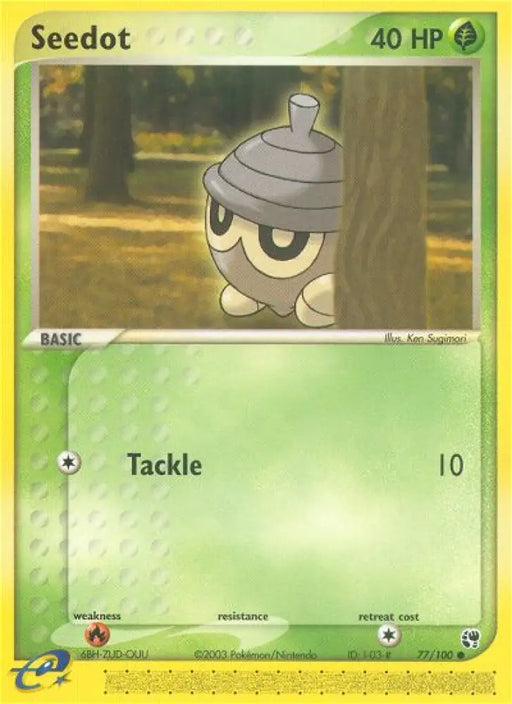 Seedot (77/100) [EX: Sandstorm] - Pokemon Single