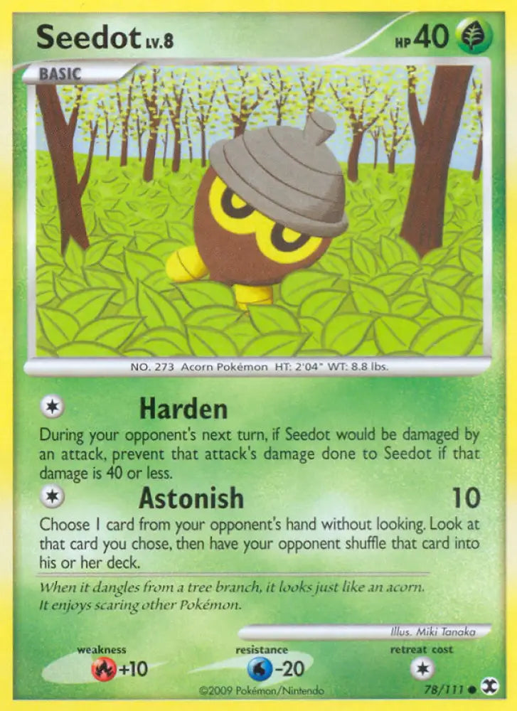 Seedot (78/111) [Platinum: Rising Rivals] - Pokemon Single
