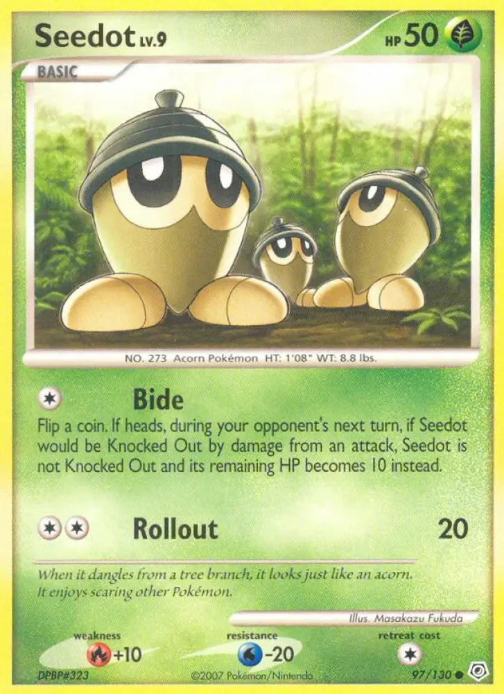 Seedot (97/130) [Diamond & Pearl: Base Set] - Pokemon Single