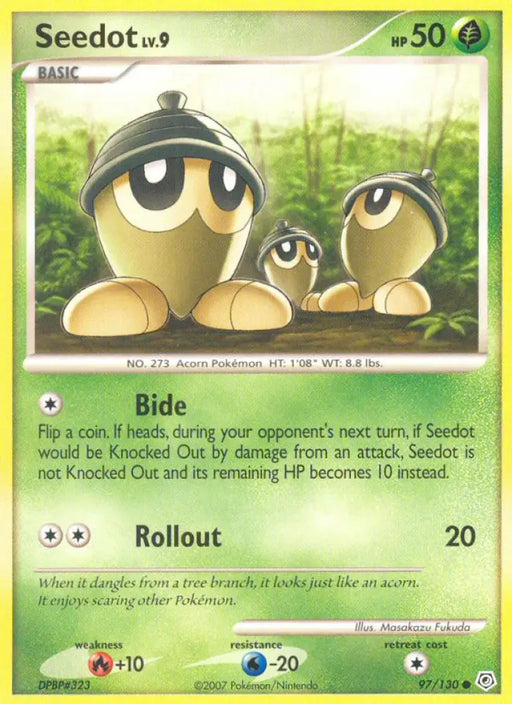 Seedot (97/130) [Diamond & Pearl: Base Set] - Pokemon Single