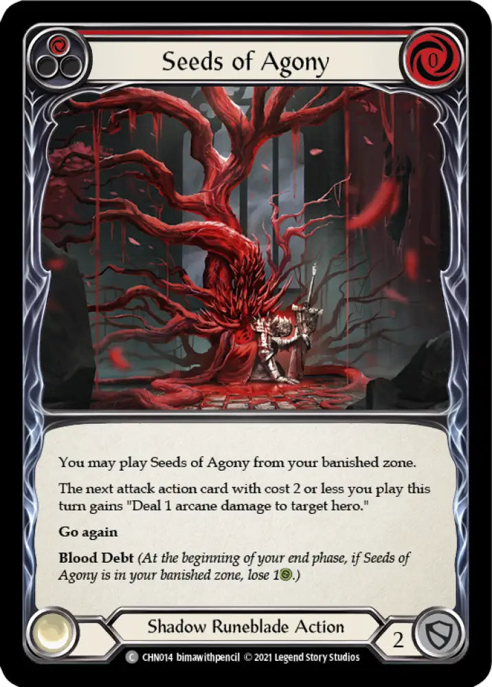 Seeds of Agony (Red) [Monarch Blitz Deck] - Flesh And Blood Single
