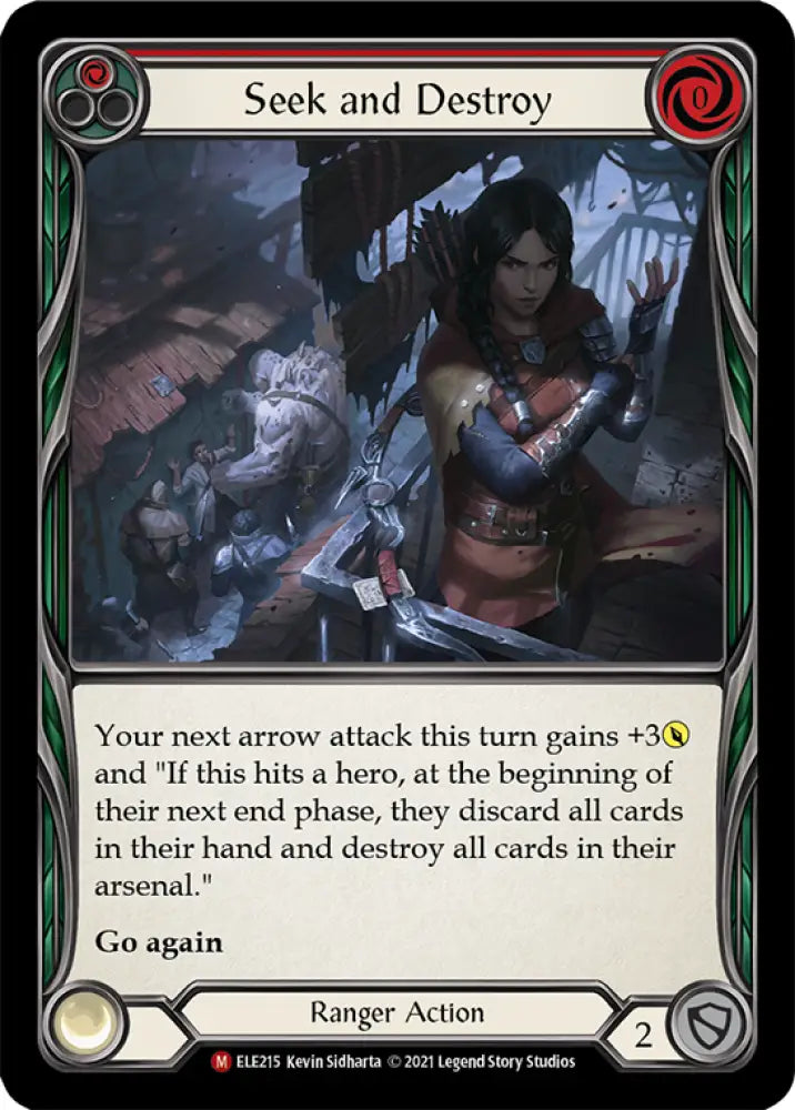 Seek and Destroy [Tales of Aria 1st Edition] 1st Edition Rainbow Foil - Flesh And Blood Single