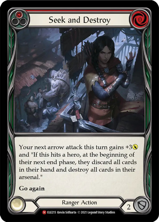 Seek and Destroy [Tales of Aria 1st Edition] 1st Edition Rainbow Foil - Flesh And Blood Single