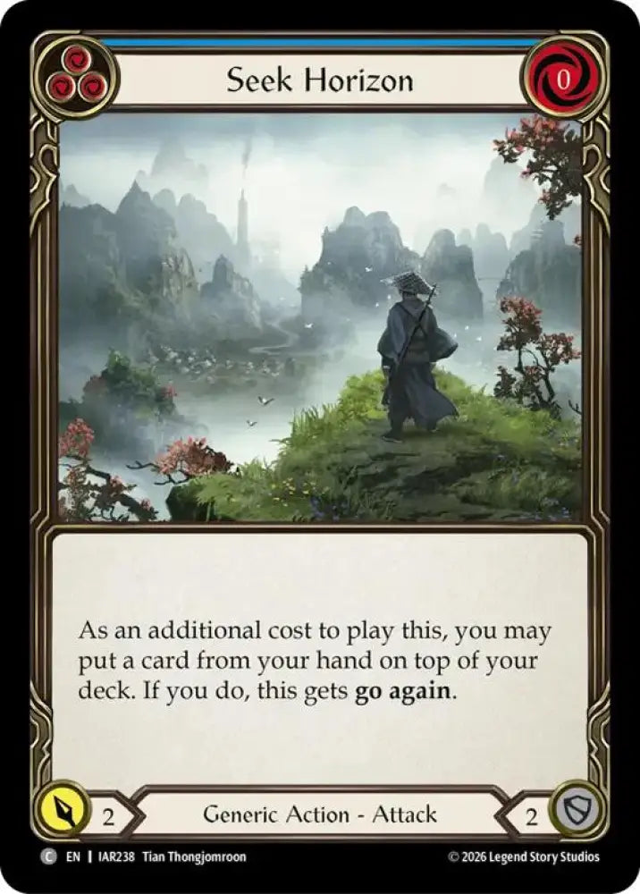 Seek Horizon (Blue) (IAR238) [Usurp the Shadow Throne]