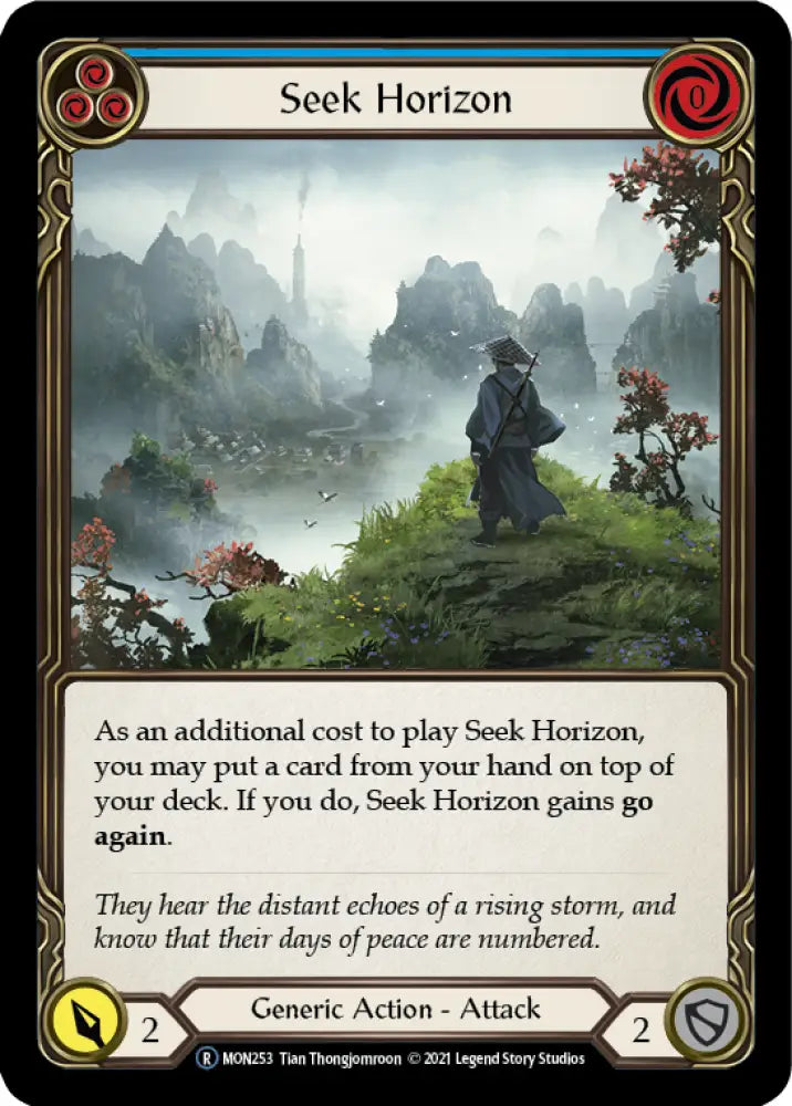 Seek Horizon (Blue) [Monarch Unlimited] Unlimited Normal - Flesh And Blood Single