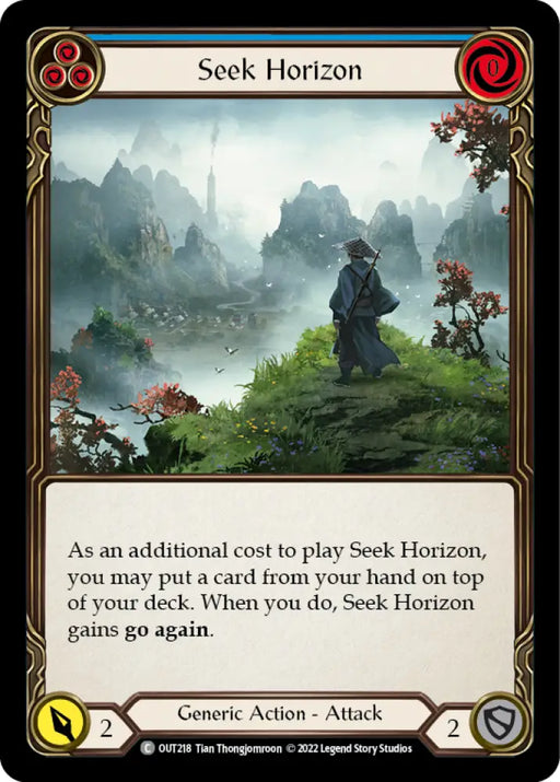 Seek Horizon (Blue) [Outsiders] - Flesh And Blood Single