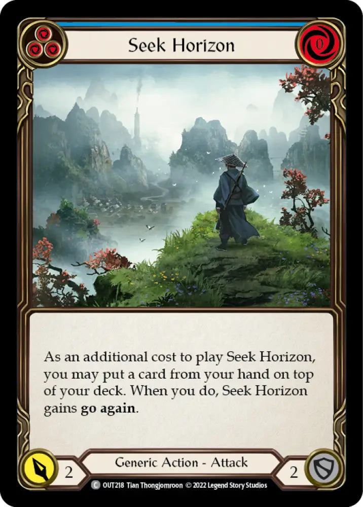 Seek Horizon (Blue) [Outsiders] - Flesh And Blood Single