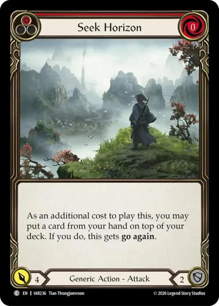 Seek Horizon (Red) (IAR236) [Usurp the Shadow Throne]