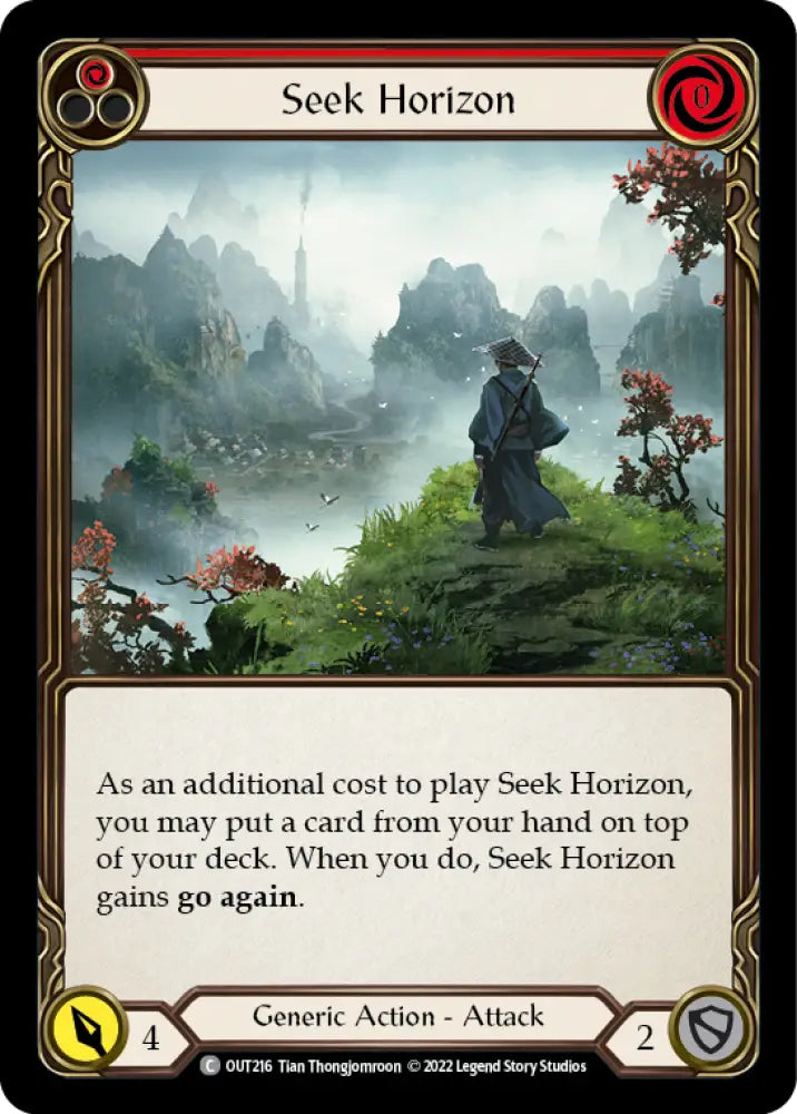 Seek Horizon (Red) [Outsiders] - Flesh And Blood Single