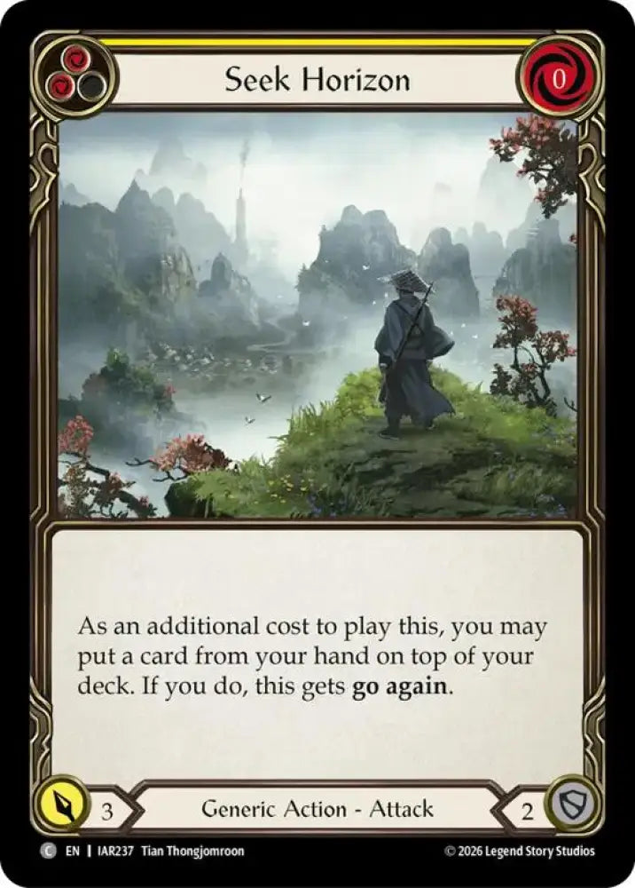Seek Horizon (Yellow) (IAR237) [Usurp the Shadow Throne]