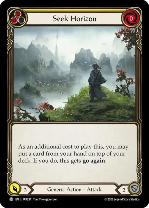 Seek Horizon (Yellow) (IAR237) [Usurp the Shadow Throne]