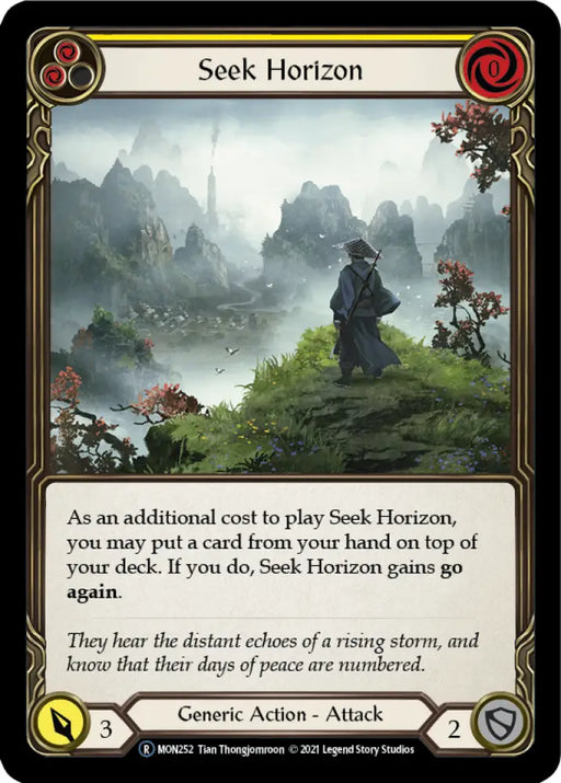Seek Horizon (Yellow) [Monarch Unlimited] Unlimited Normal - Flesh And Blood Single