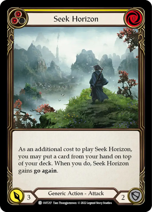 Seek Horizon (Yellow) [Outsiders] - Flesh And Blood Single