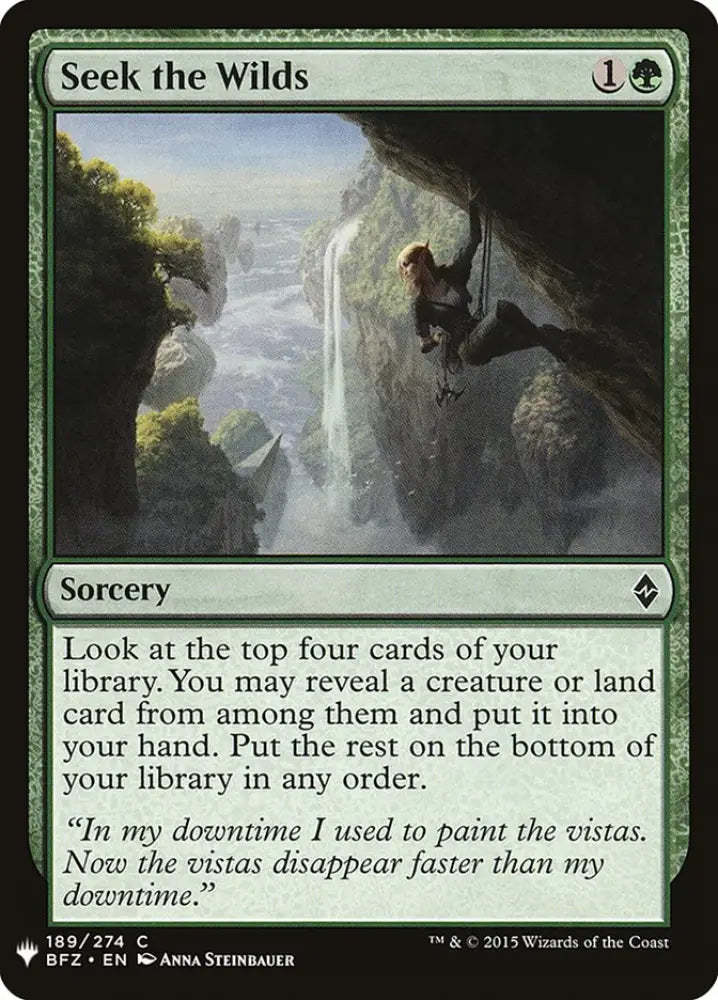Seek the Wilds [Mystery Booster] - MTG Single
