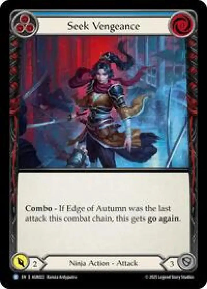 Seek Vengeance (Blue) (ASR022) [Armory Deck: Ira]