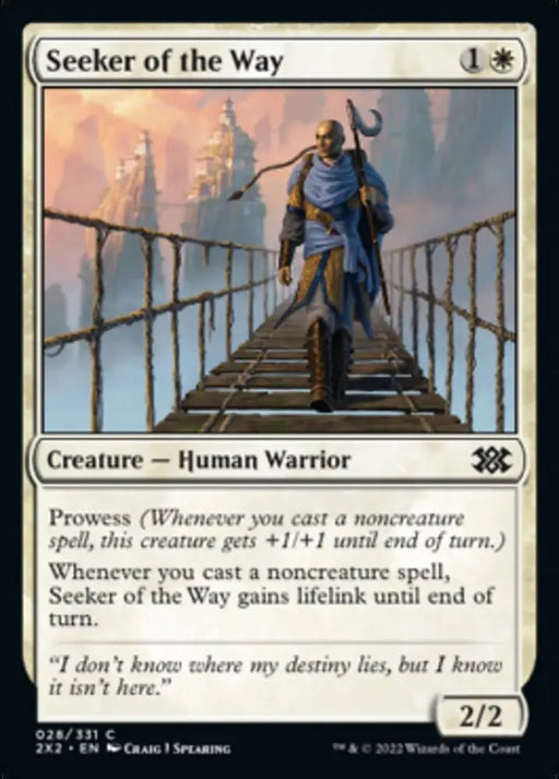 Seeker of the Way [Double Masters 2022] - MTG Single