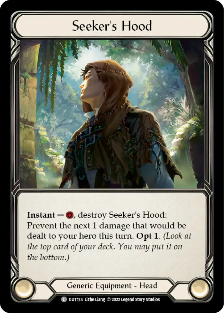 Seeker’s Hood [Outsiders] Rainbow Foil - Flesh And Blood Single