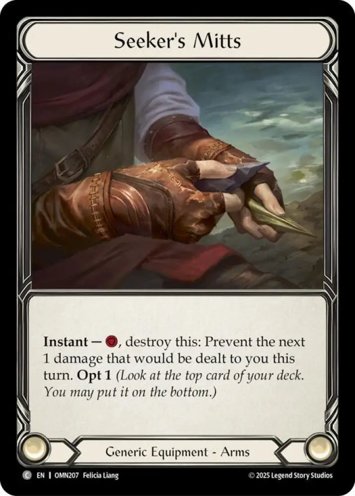 Seekers Mitts (OMN207) [Omens of the Third Age]