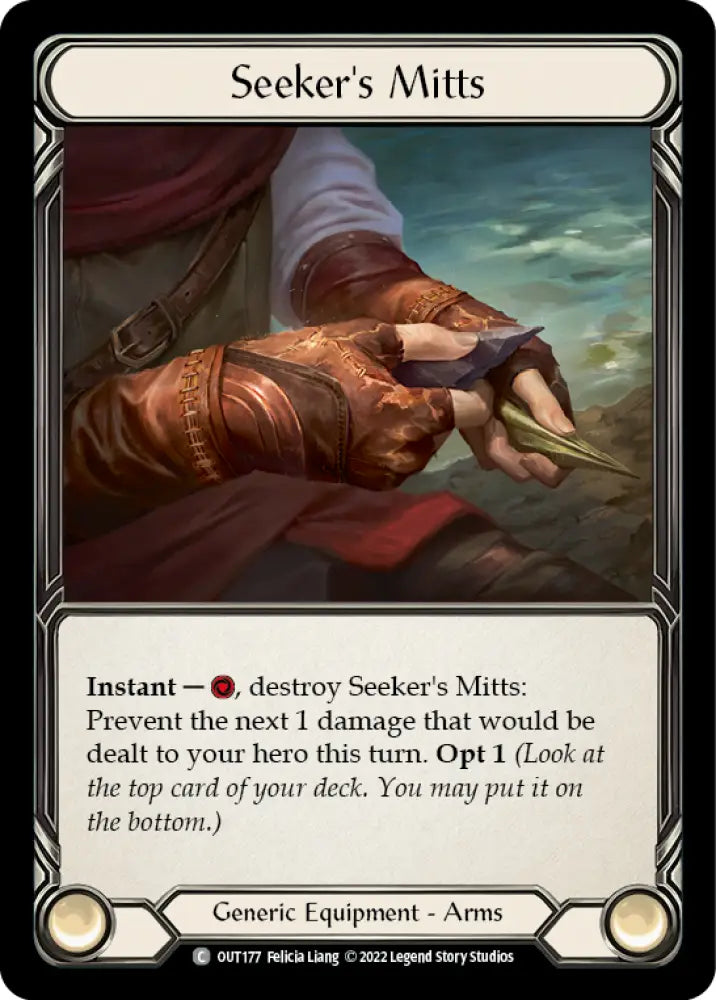 Seeker’s Mitts [Outsiders] Cold Foil - Flesh And Blood Single