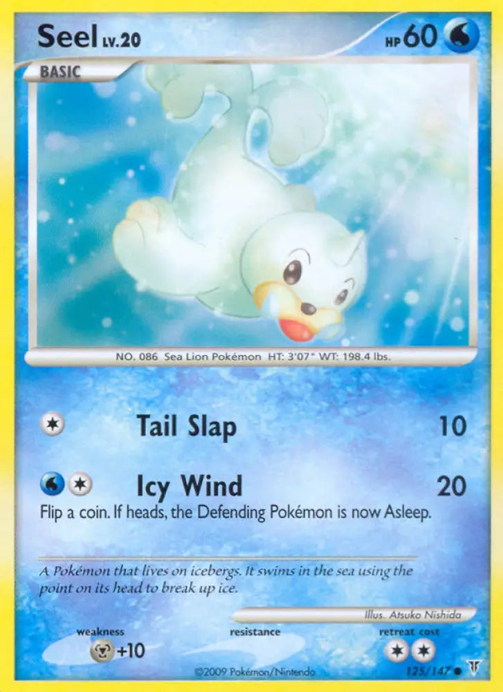 Seel (125/147) [Platinum: Supreme Victors] - Pokemon Single