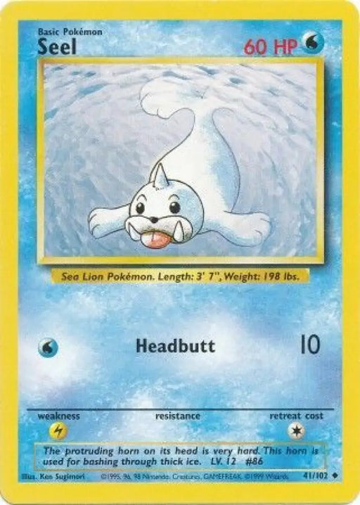 Seel (41/102) [Base Set Unlimited] - Pokemon Single