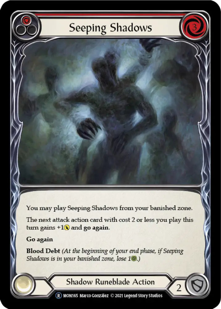Seeping Shadows (Red) [Monarch Unlimited] Unlimited Normal - Flesh And Blood Single
