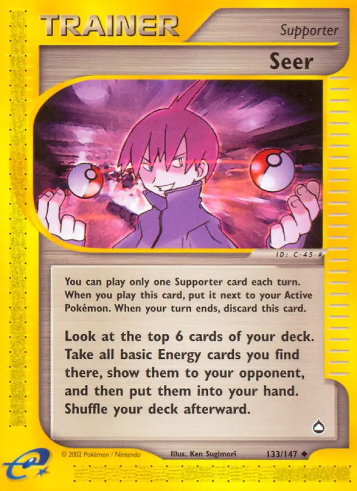 Seer (133/147) [Aquapolis] - Pokemon Single
