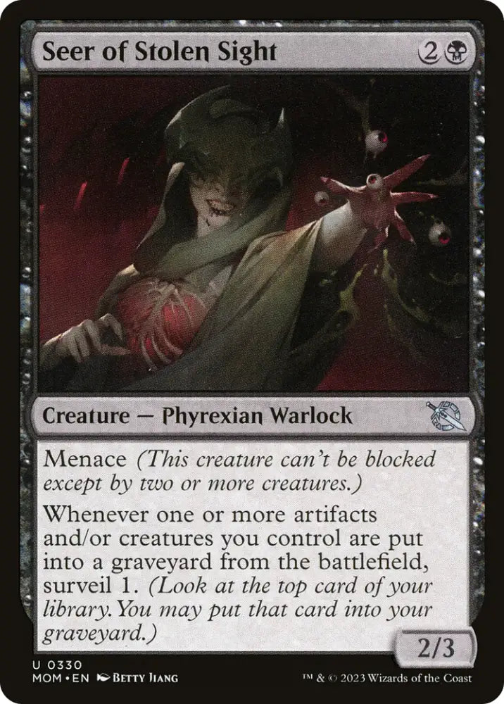 Seer of Stolen Sight [March of the Machine] - MTG Single