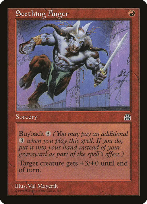 Seething Anger [Stronghold] - MTG Single