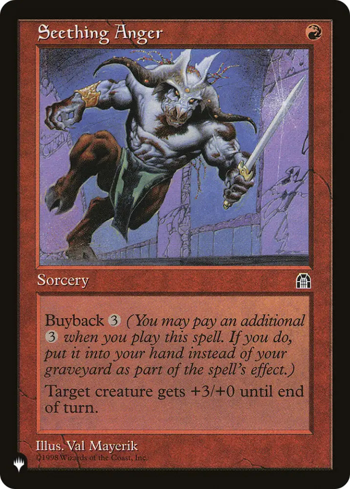 Seething Anger [The List] - MTG Single