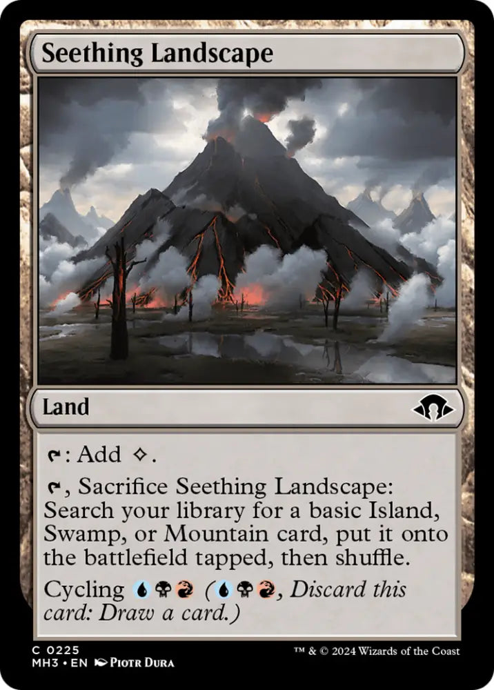 Seething Landscape [Modern Horizons 3] - MTG Single