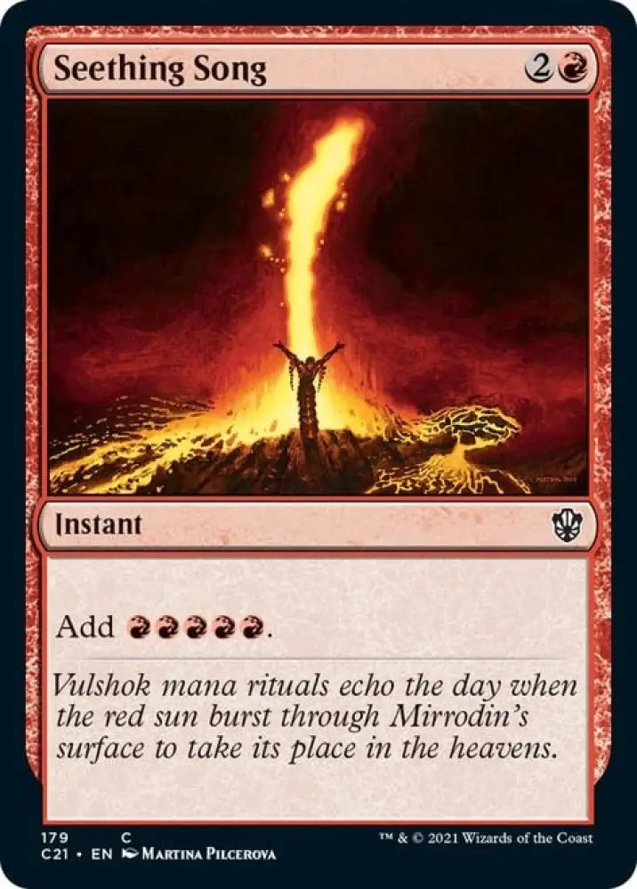 Seething Song [Commander 2021] - MTG Single