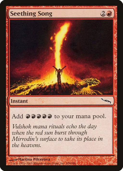 Seething Song [Mirrodin] - MTG Single