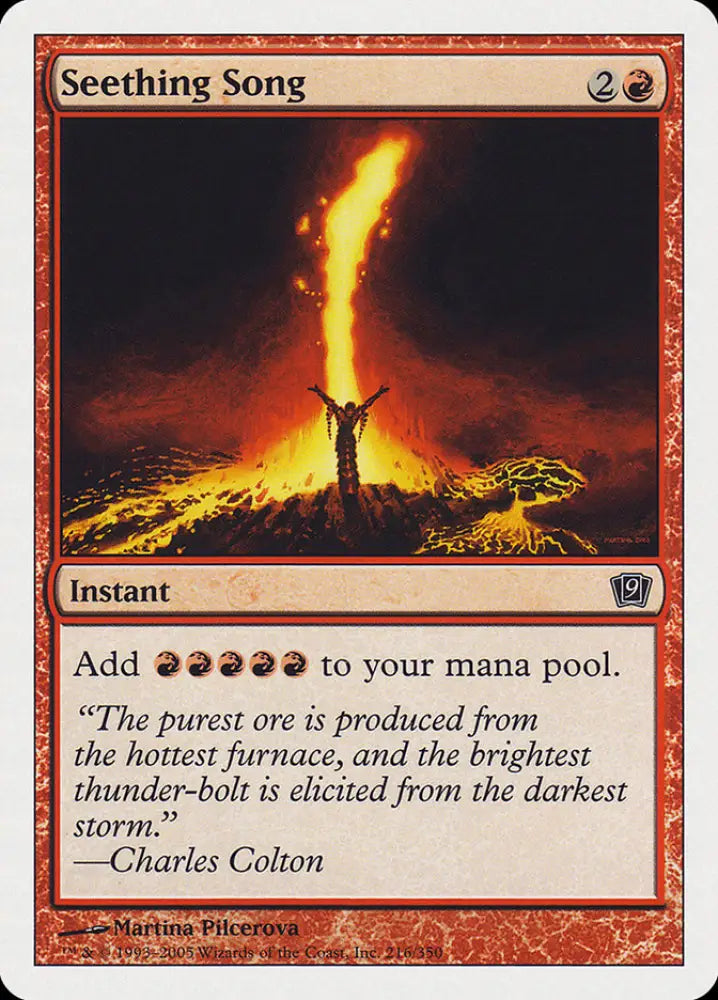 Seething Song [Ninth Edition] - MTG Single