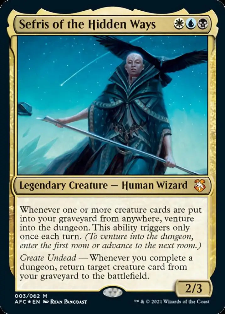 Sefris of the Hidden Ways [Dungeons & Dragons: Adventures in the Forgotten Realms Commander] - MTG Single