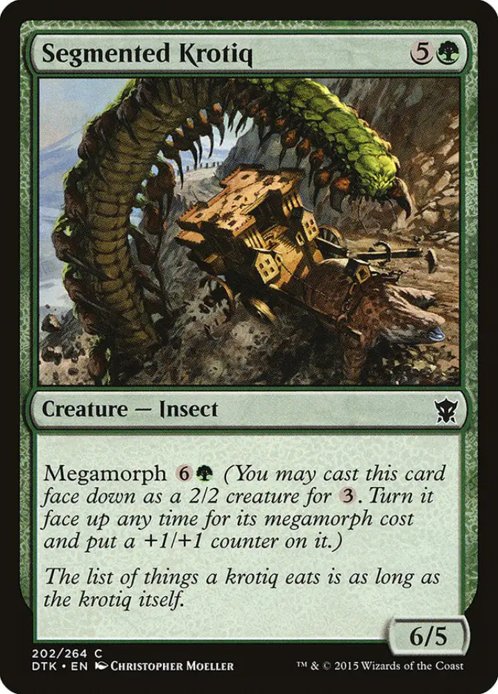 Segmented Krotiq [Dragons of Tarkir] - MTG Single