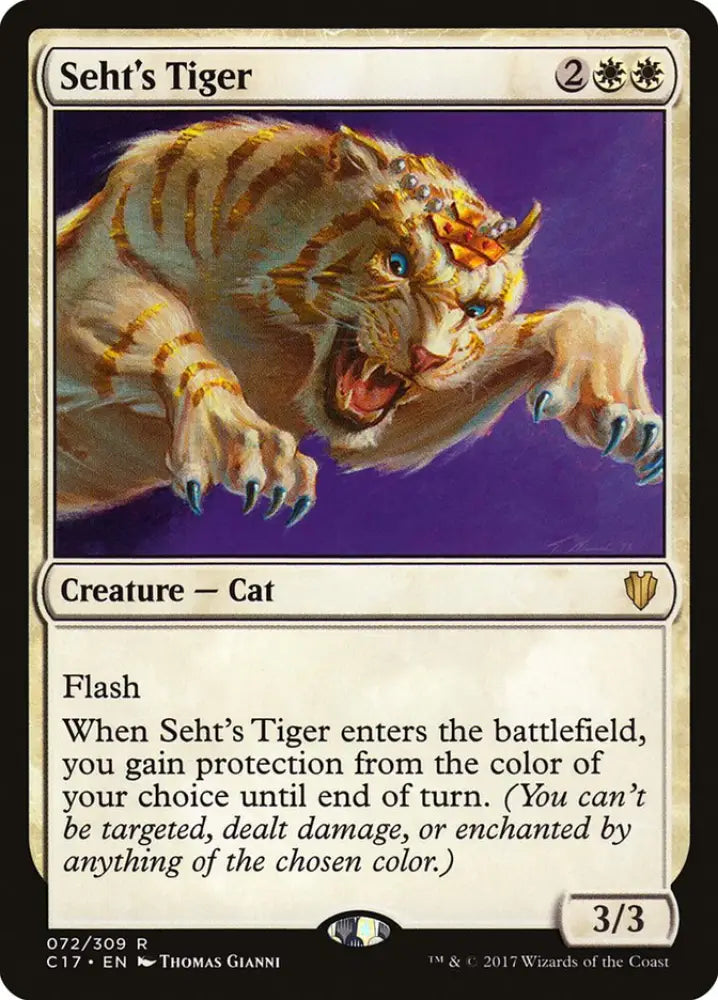 Seht’s Tiger [Commander 2017] - MTG Single