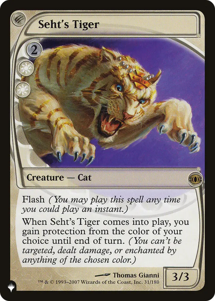 Seht’s Tiger [The List] - MTG Single