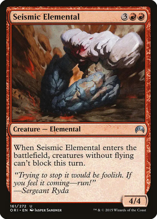 Seismic Elemental [Magic Origins] - MTG Single