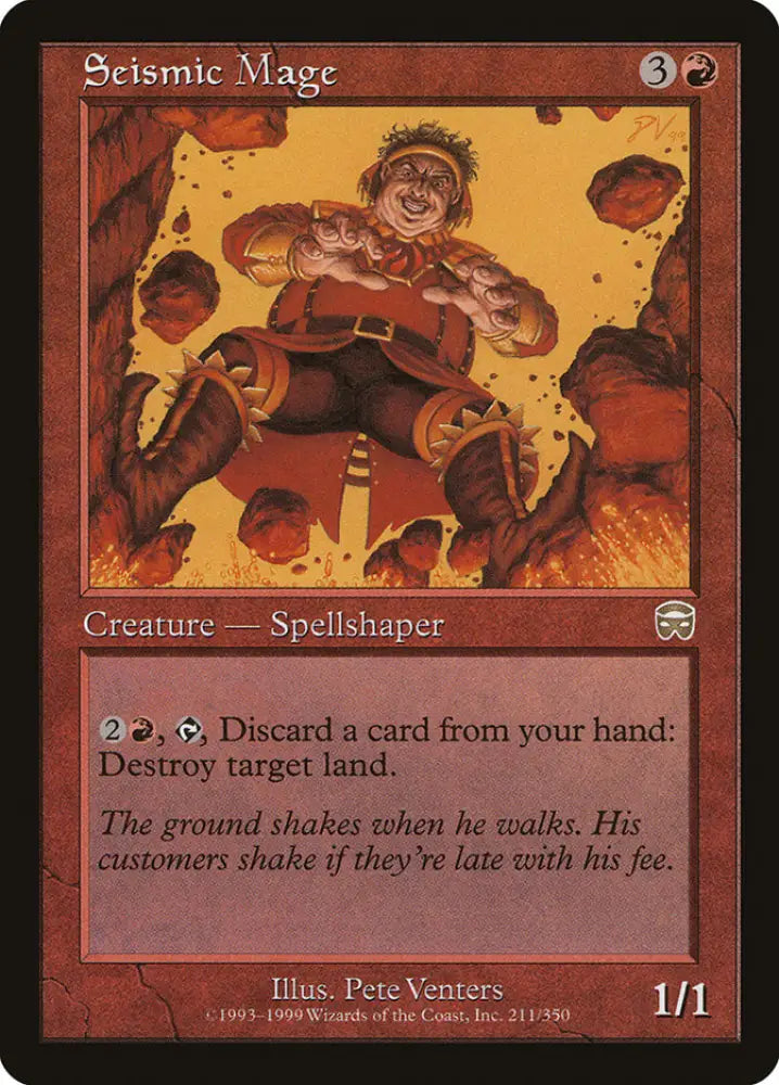 Seismic Mage [Mercadian Masques] - MTG Single