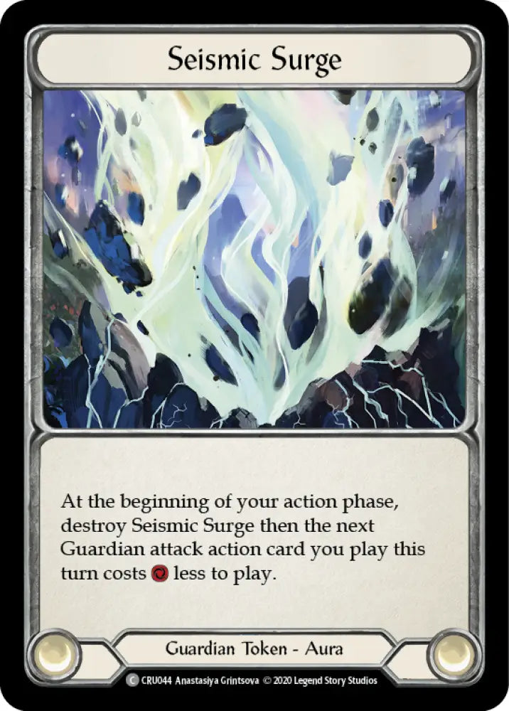 Seismic Surge [Crucible of War 1st Edition] 1st Edition Rainbow Foil - Flesh And Blood Single