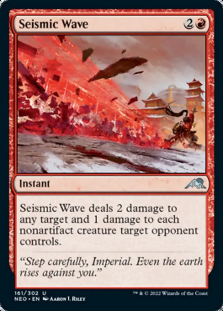 Seismic Wave [Kamigawa: Neon Dynasty] - MTG Single