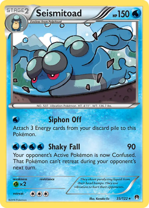 Seismitoad (35/122) [XY: BREAKpoint] - Pokemon Single