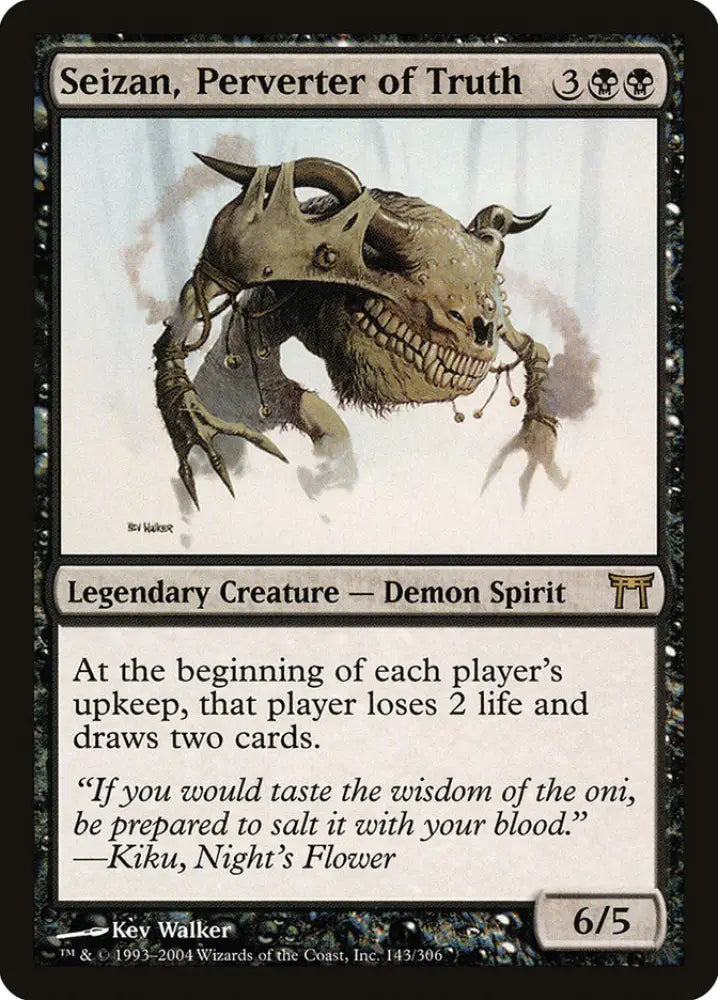 Seizan Perverter of Truth [Champions of Kamigawa] - MTG Single