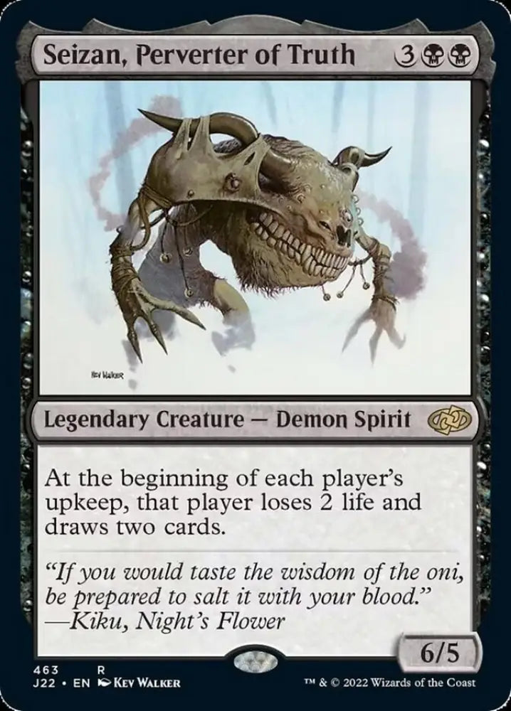 Seizan Perverter of Truth [Jumpstart 2022] - MTG Single