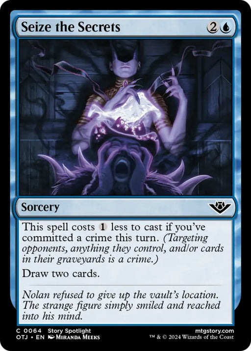 Seize the Secrets [Outlaws of Thunder Junction] - MTG Single