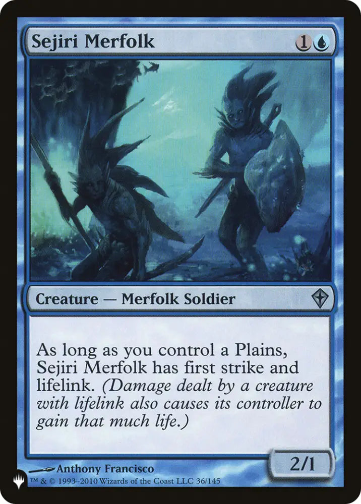 Sejiri Merfolk [The List] - MTG Single