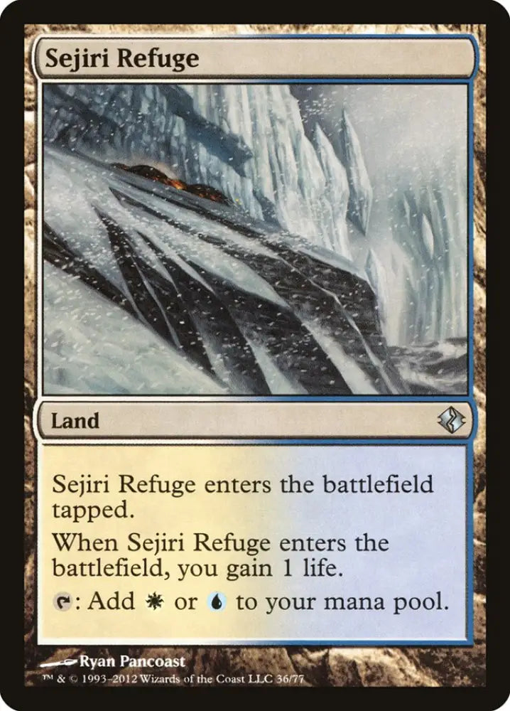 Sejiri Refuge [Duel Decks: Venser vs. Koth] - MTG Single