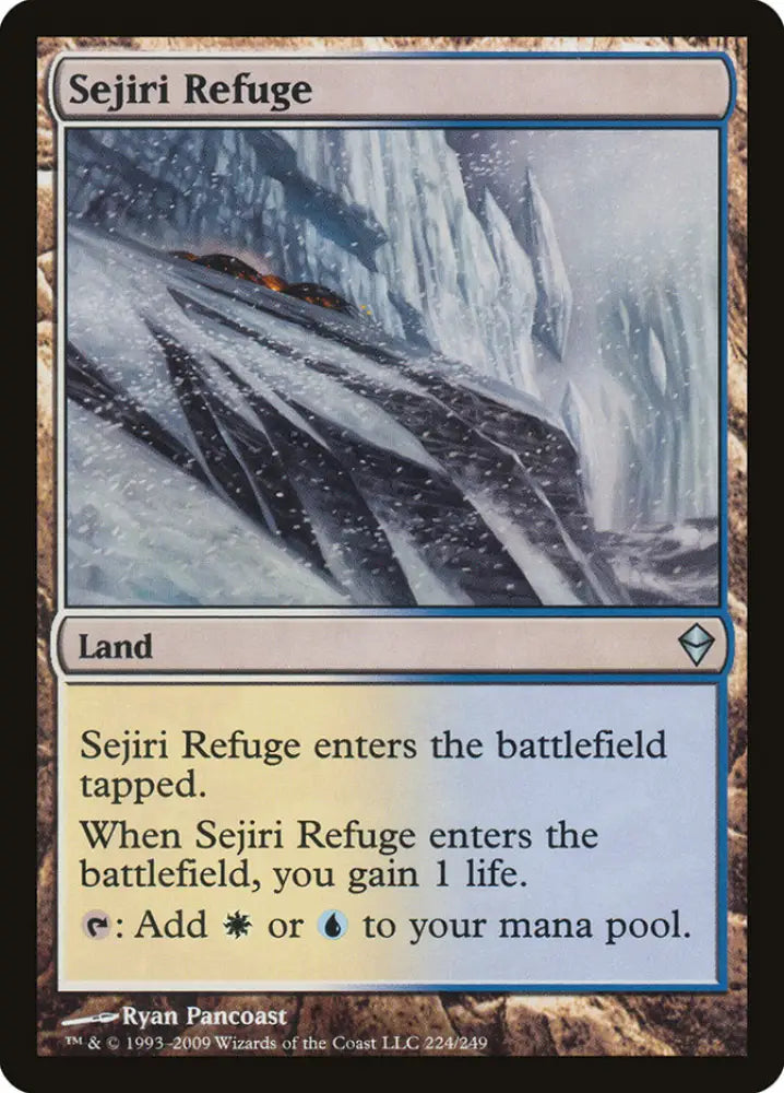 Sejiri Refuge [Zendikar] - MTG Single